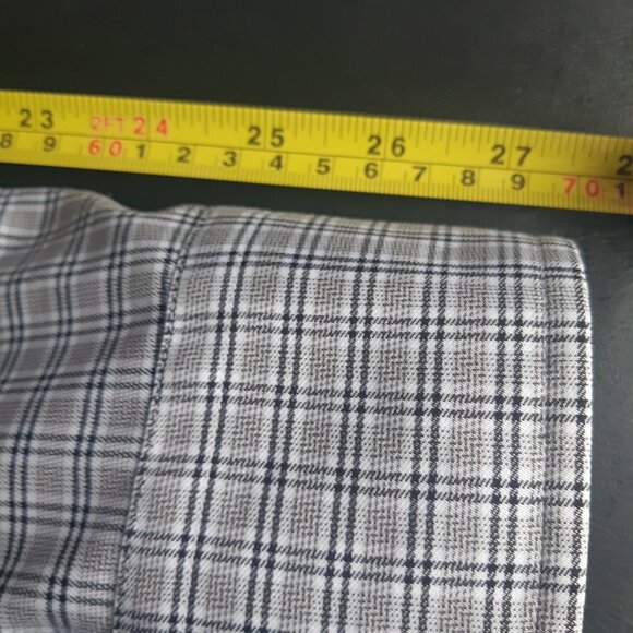 Jones New York SZ 15.5 Modern Fit Button Up Men's Plaid Shirt Non Iron - Picture 11 of 12